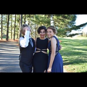 Black cutout gown size 3